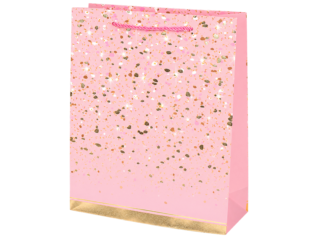 Пакет подарочный бумажный Party M с ручками, 25×32×12 см, 4 дизайна (цена за 1шт)