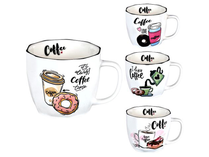 Чашка "I like Coffee" 390мл, порцеляна