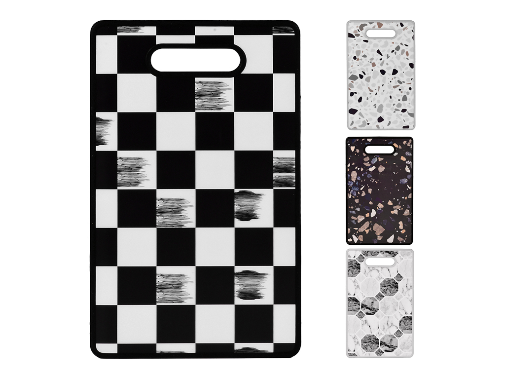 Доска разделочная, пластик, 37×23см