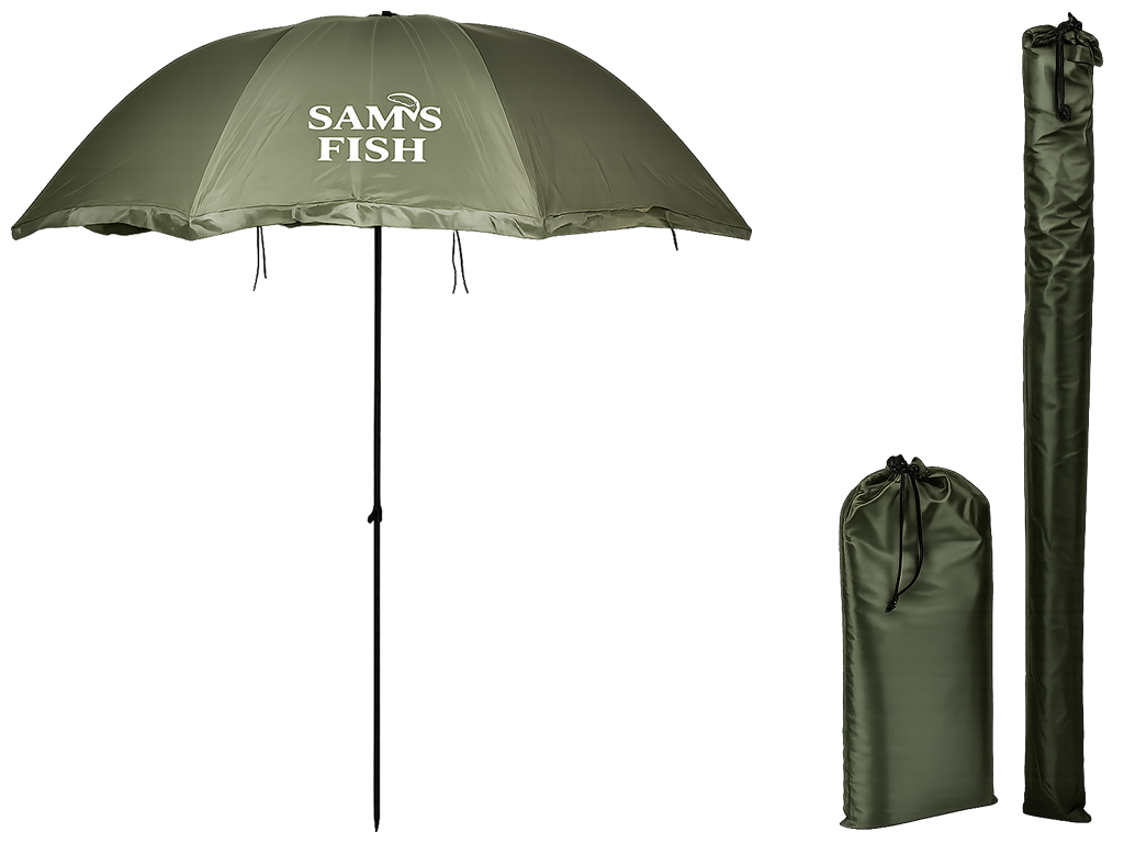 Палатка-зонт для рыбалки Sams Fish, с окном ПВХ и стенками, 2м