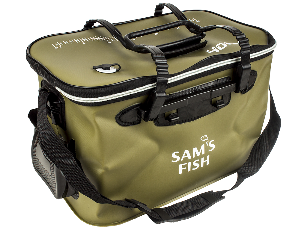 Сумка ЭВА с карманом Sams Fish 41х27х24см (цвета ассорти)