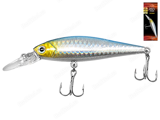 Воблер Sam's fish 0,8м глубина, 10см
