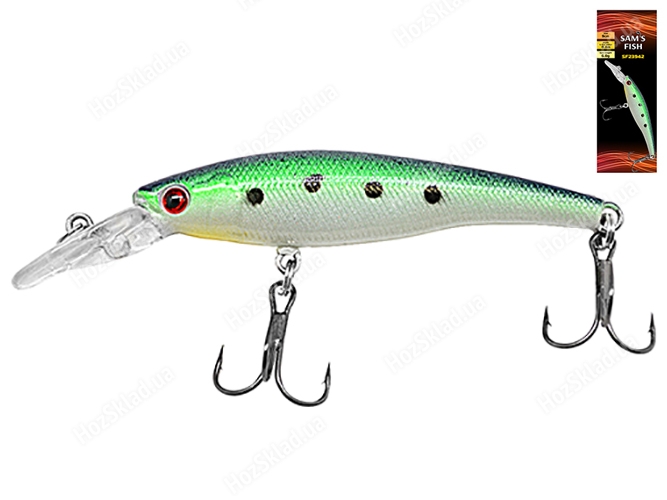 Воблер Sam's fish 0,8м глубина, 9см