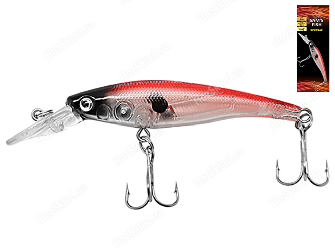 Воблер Sam's fish 0,8м глубина, 9см