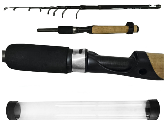 Спиннинг телескоп штекерный карбон Gallant, 2,7м, 7-28г, 10+1к