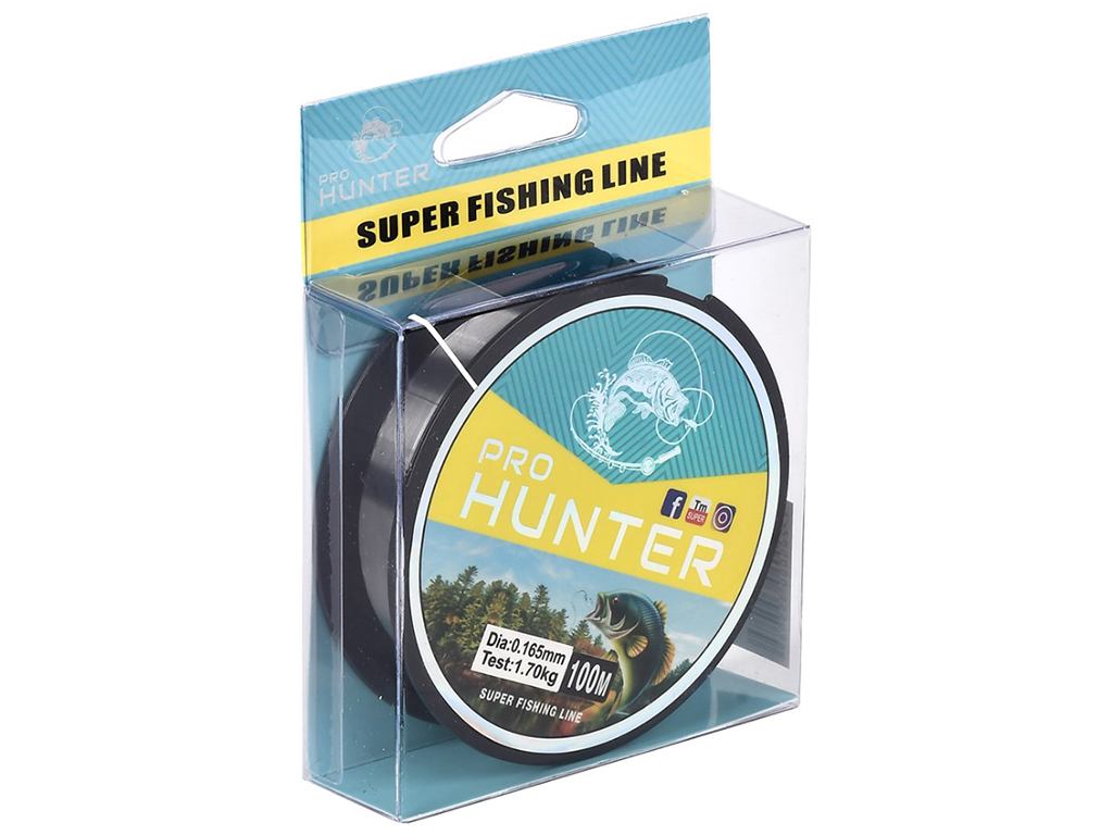 Леска Hunter, 100м x 0,26мм, тест 4кг