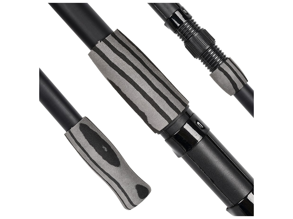 Спінінг телескопічний Okuma, скловолокно, тест 30-60г, 2,4м, колір чорний
