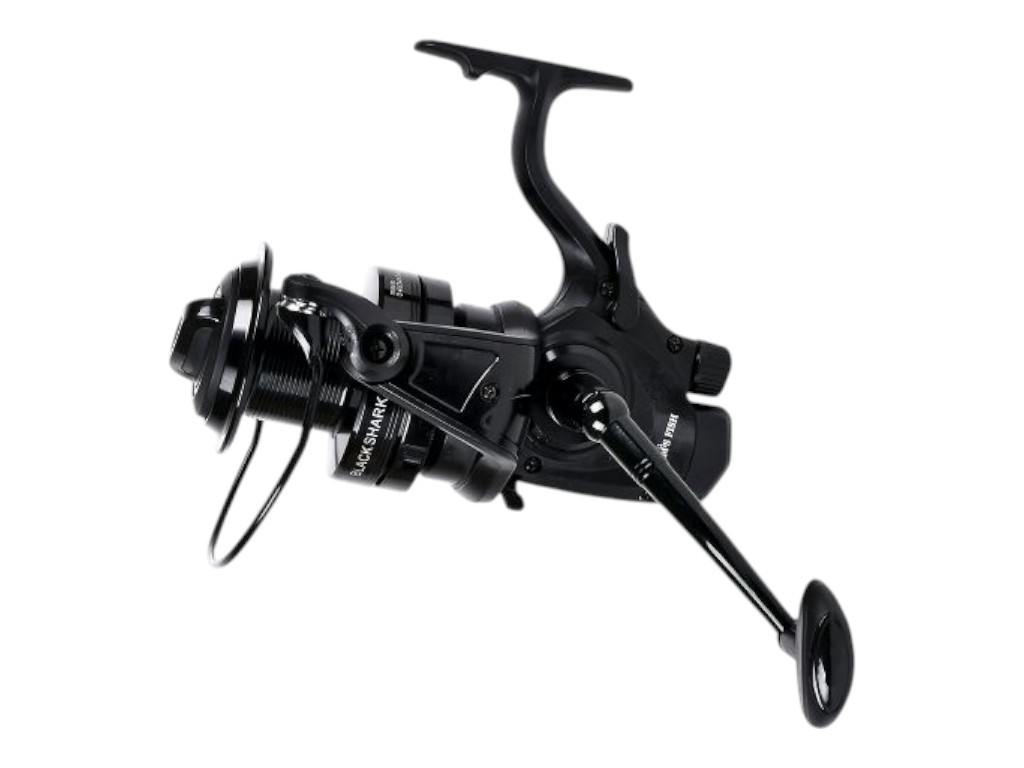 Катушка Sam's Fish Black shark 9000, 7+1 подшипник, бейтраннер, металлическая шпуля