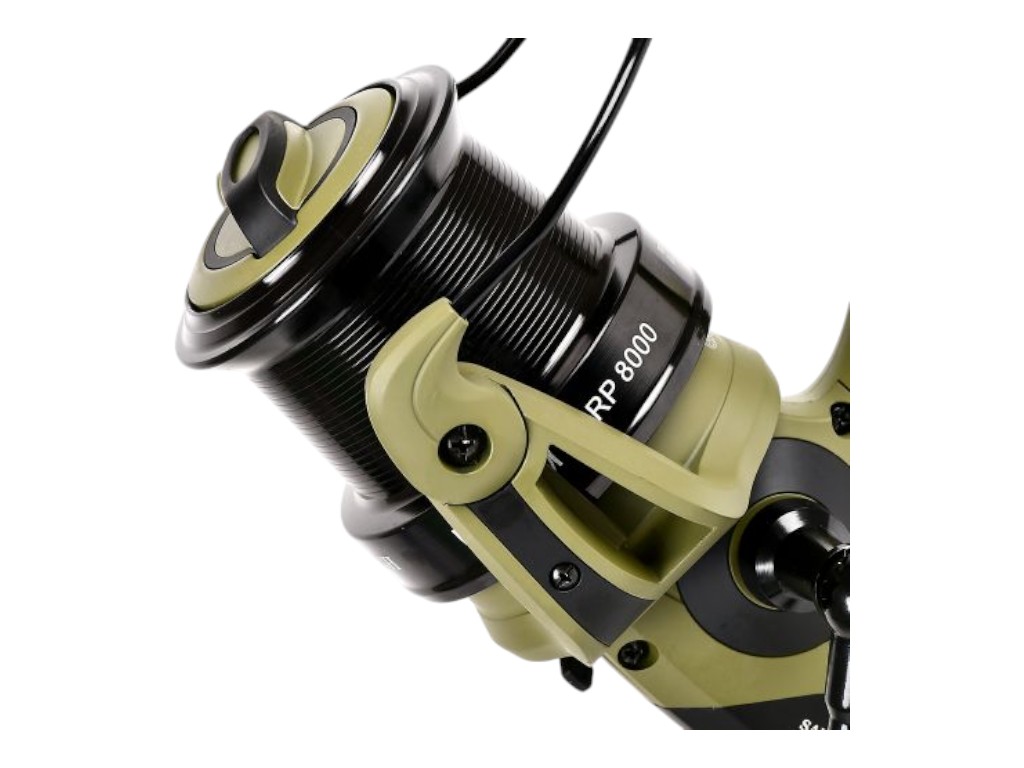 Катушка Sam's Fish Magnum Carp 8000, 5+1 подшипник, бейтраннер, металлическая шпуля