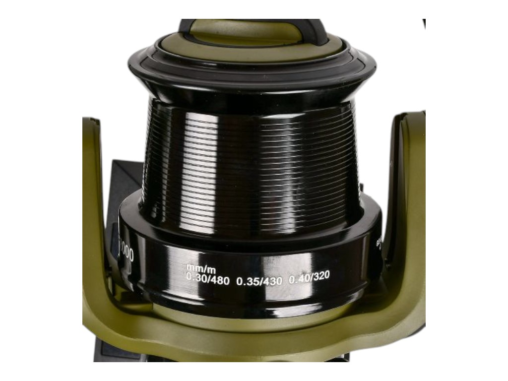 Катушка Sam's Fish Magnum Carp 8000, 5+1 подшипник, бейтраннер, металлическая шпуля