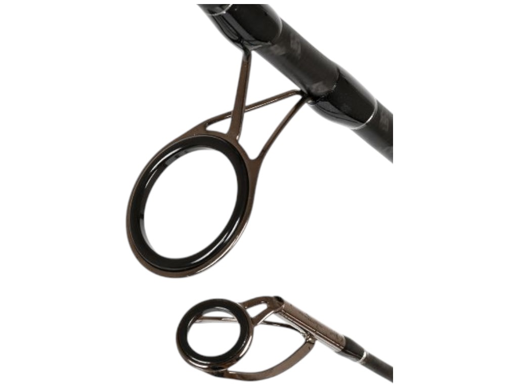 Спінінг короповий штекерний Trekker Carp, карбон, 3,9м, 180г, колір чорний