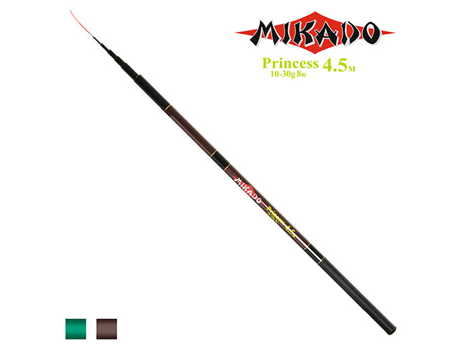 Вудка безкільцева Sams Fish "Princess Mikado" 4.5м 10-30г 8к