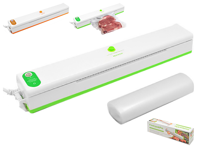 Вакууматор для продуктів 100Вт + 10 пакетів 17х25см