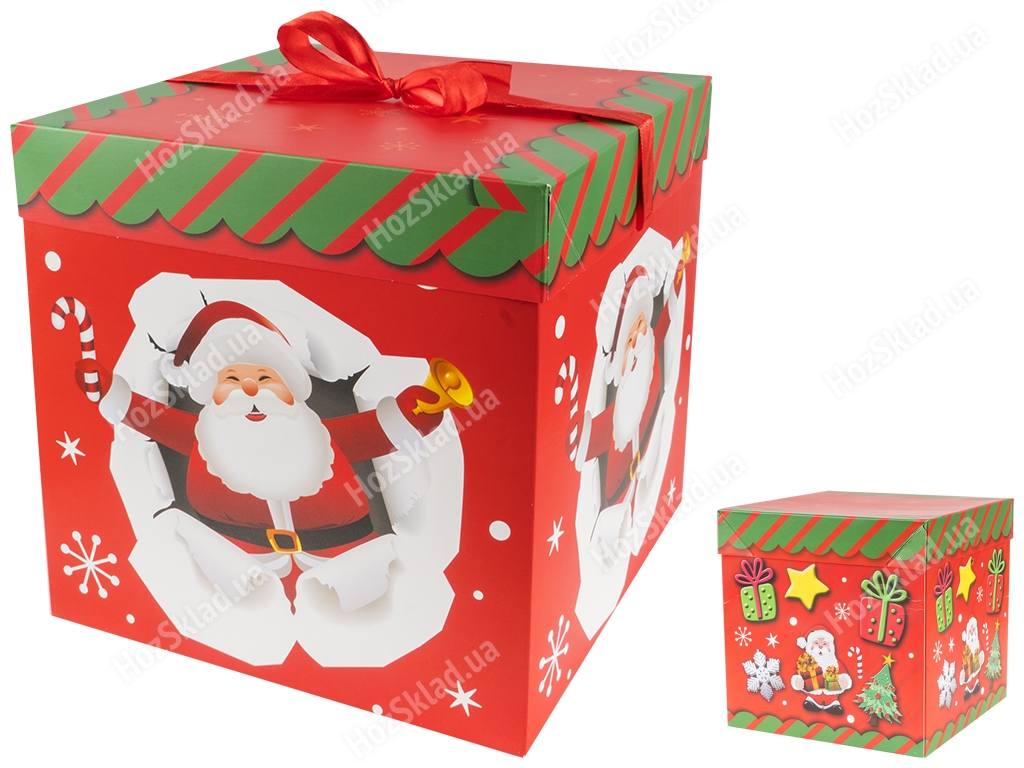Коробка новорічна картонна Gift M 15см