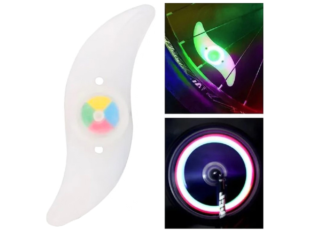 Ліхтарик LED на колесо для велосипеда, 11,5см