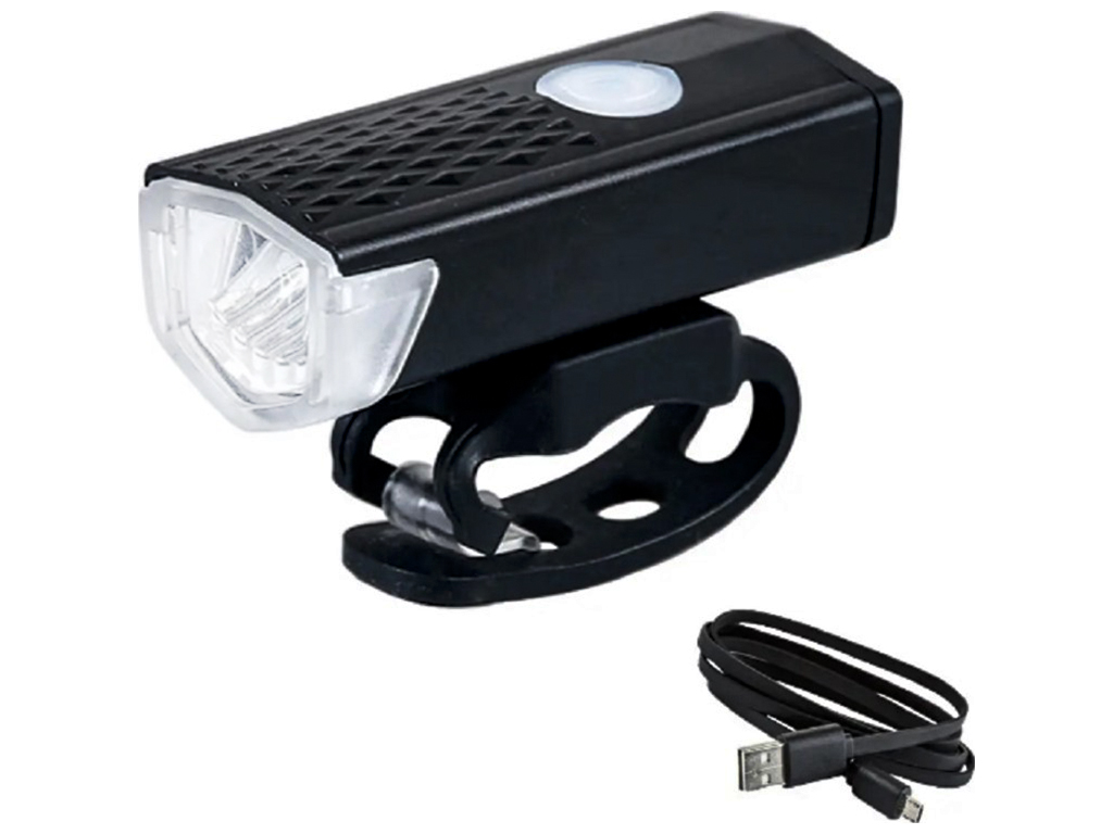 Ліхтарики акумуляторні USB перед/зад для велосипеда, 6,5х3х3,5см
