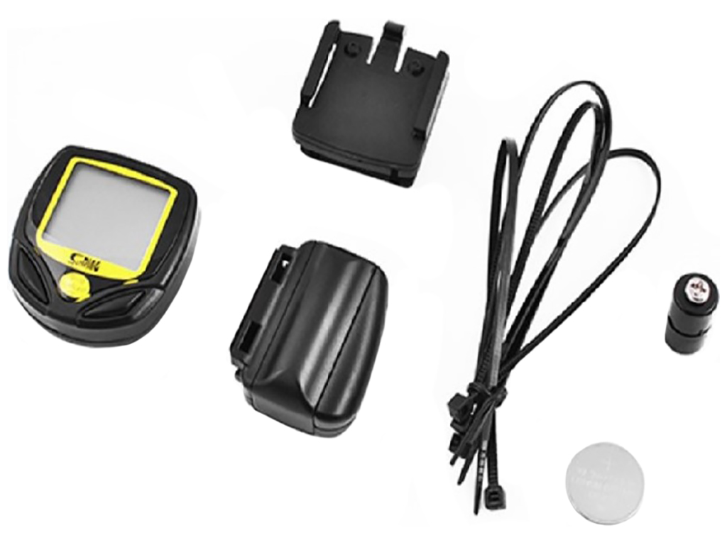 Велокомпьютер, дисплей 30х25мм, CR2032/23A