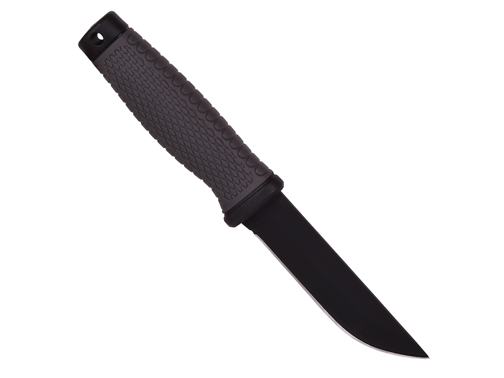 Ніж туристичний 23см, метал, пластик, чорний