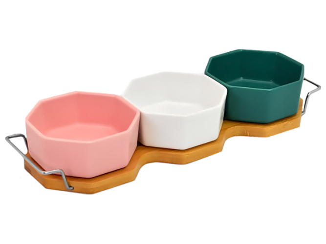 Менажницы на подставке Favo 30х10х5см (цена за набор 4 предмета)