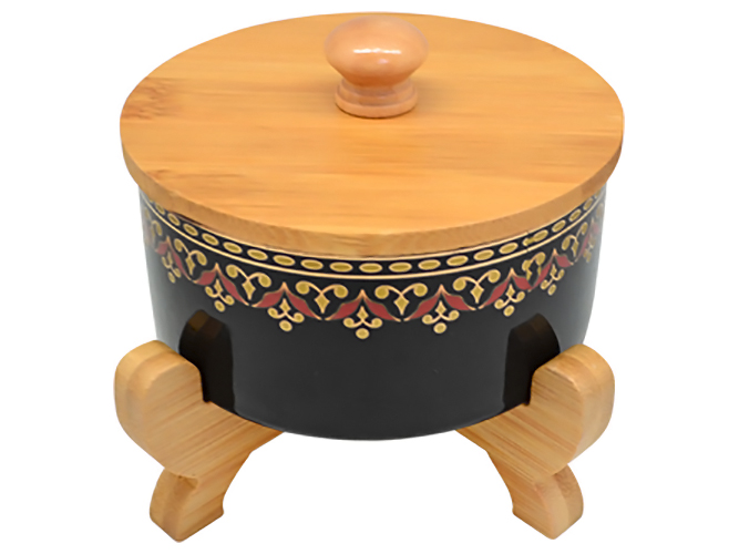 Банка на підставці Pharaoh 11,2х11,2х10,8см (ціна за набір 2 предмети)