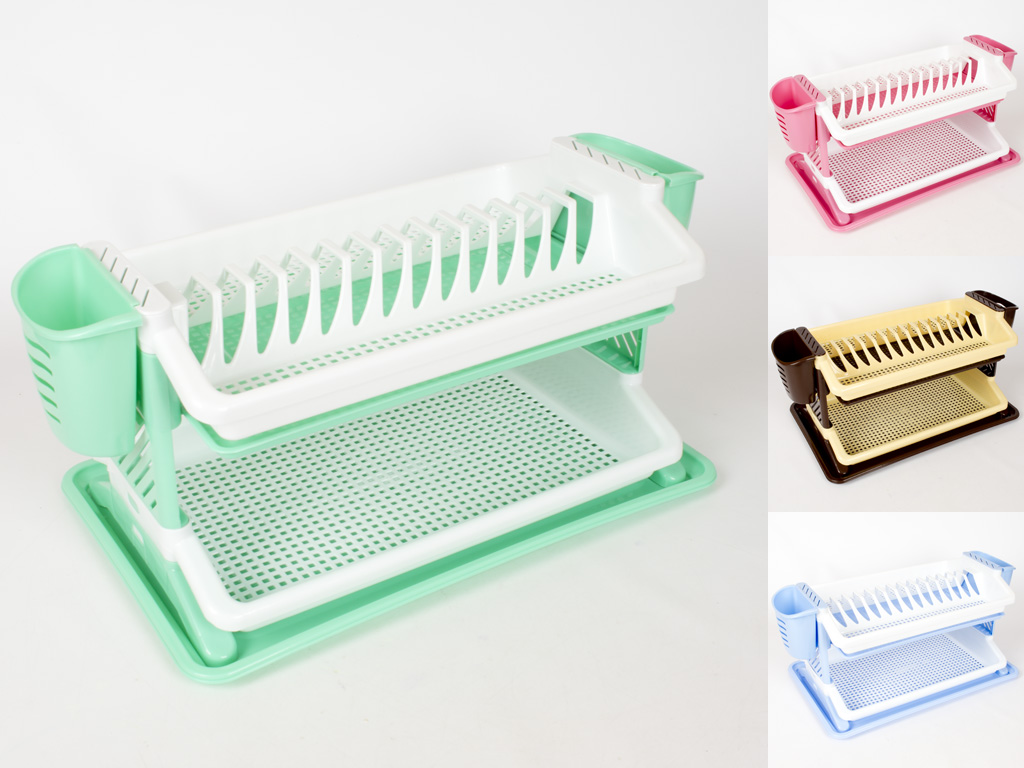 Сушарка для посуду двоярусна