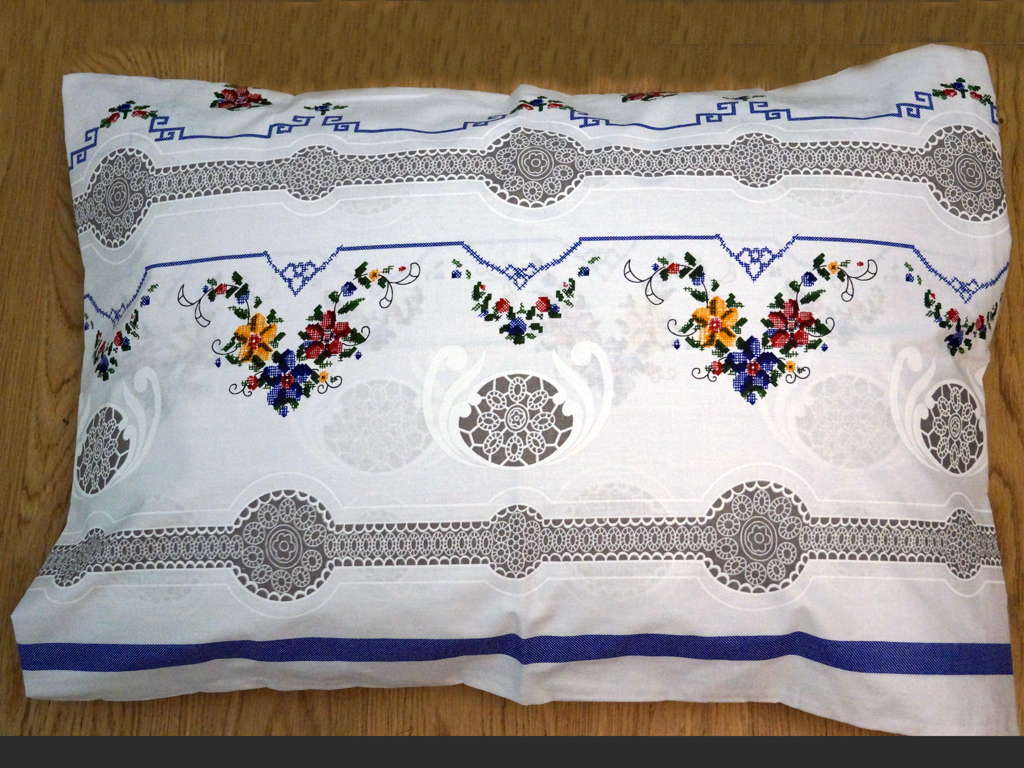 Наволочка 100% бавовна "Вишиванка" 50x70см на змійці.