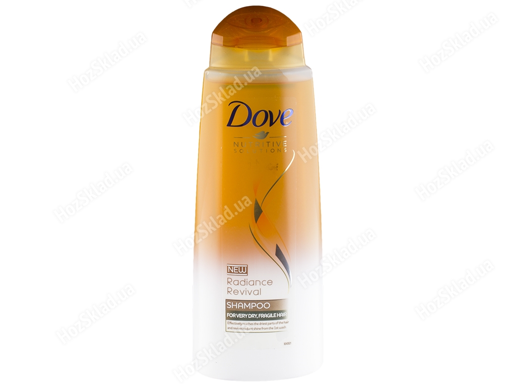 Шампунь Dove hair therapy Сяючий блиск для сухого і ламкого волосся 400мл