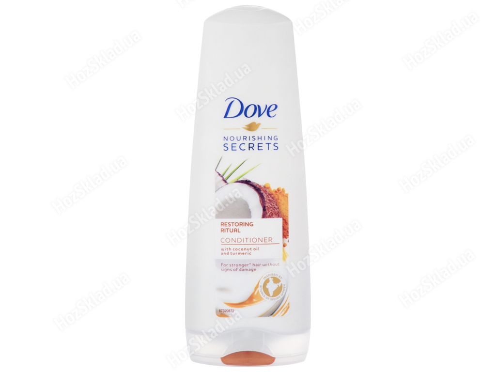 Бальзам-ополаскиватель Dove Nourishing Secrets Восстановление с куркумой и кокосовым маслом 350мл