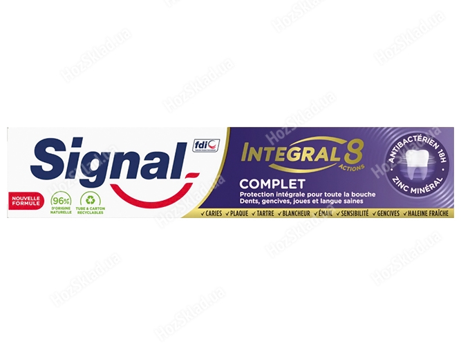 Зубная паста Signal integral 8 Комплексный уход 75мл