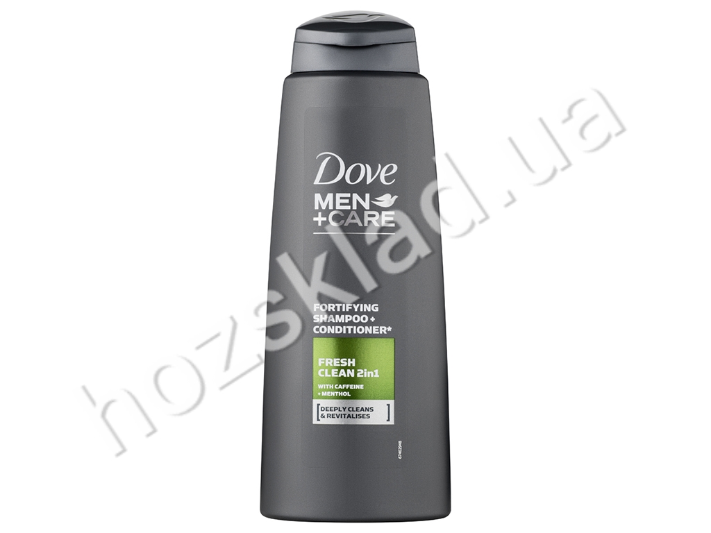 Набір подарунковий Dove Men Care Екстрасвіжість шампунь 400мл та гель для душу 250мл