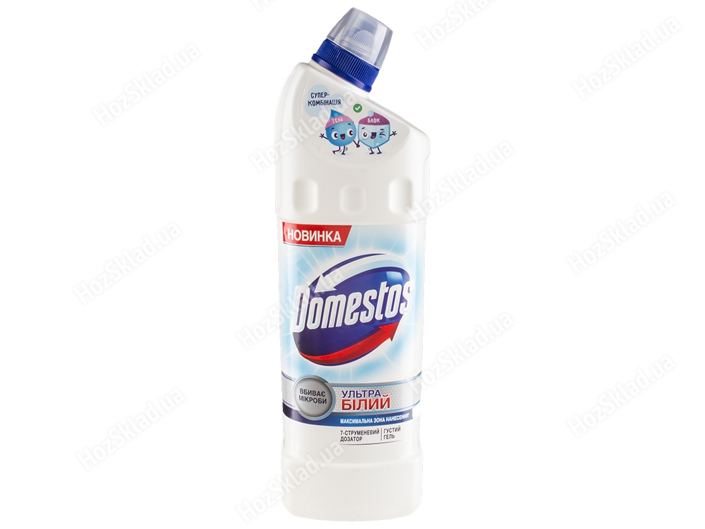 Средство чистящее для унитаза Domestos Ультра белый 1л
