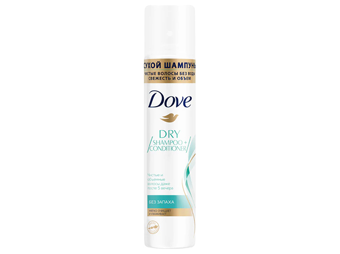 Сухой шампунь Dove Dry shampoo+conditioner без запаха 250мл