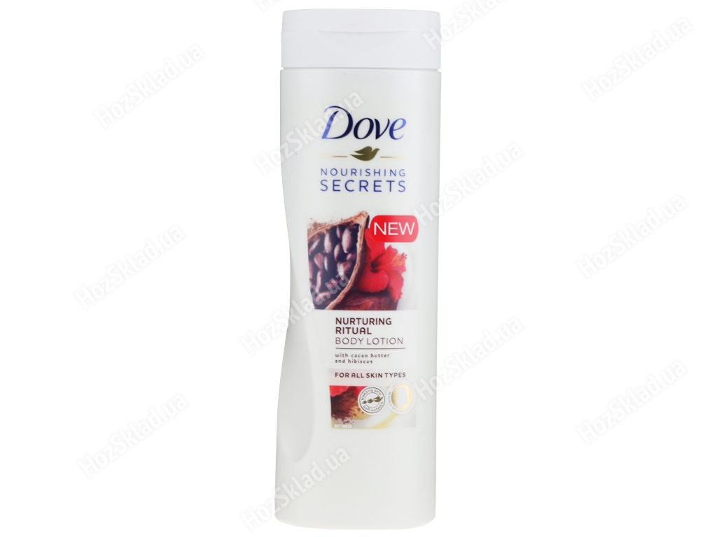 Лосьон для тела Dove Nourishing secrets с маслом какао и гибискусом 250мл