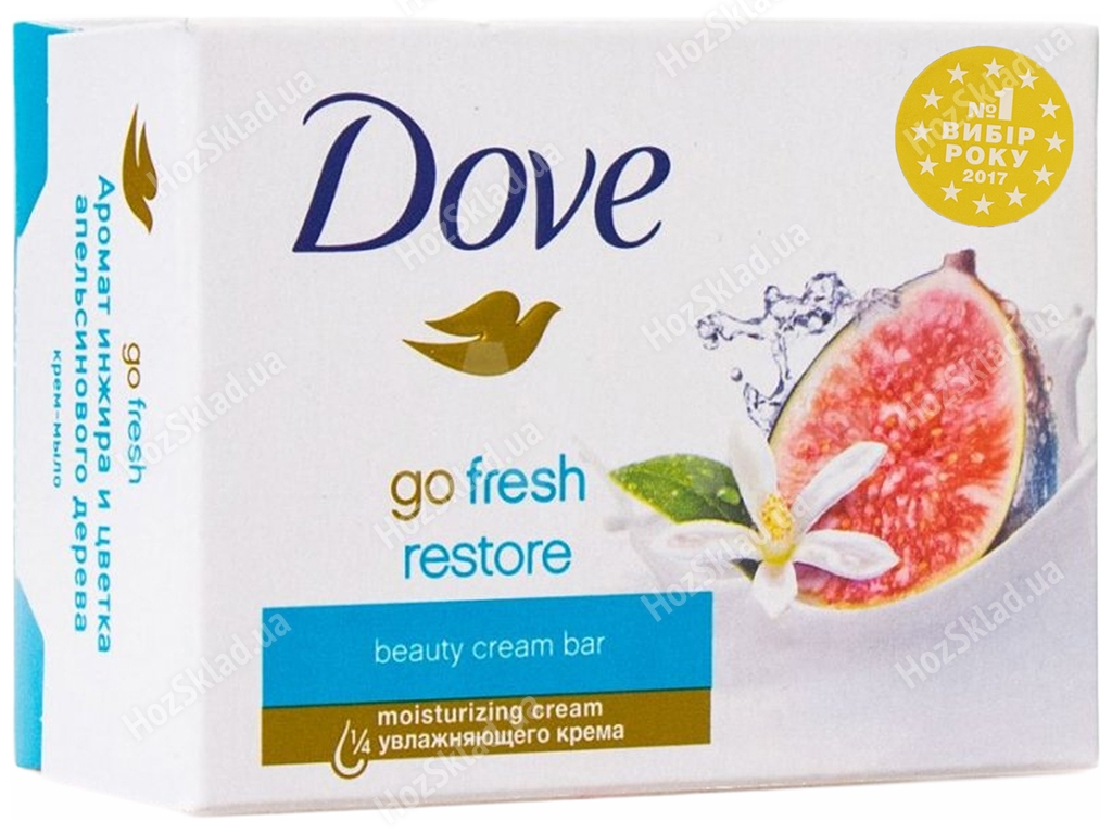 Крем-мыло Dove Инжир и лепестки апельсина 100г