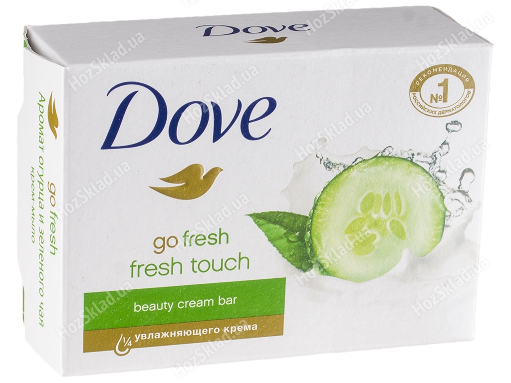 Крем-мыло Dove Прикосновение свежести для питания и увлажнения кожи лица и рук 135г