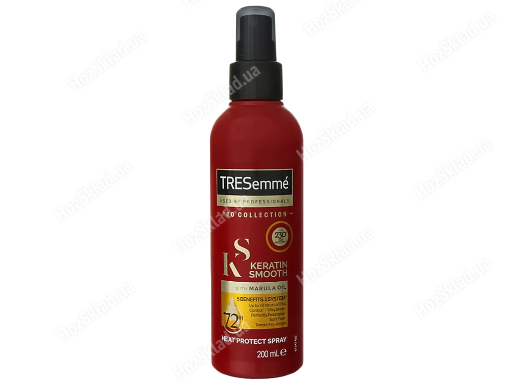 Спрей для волос Tresemme Keratin Smooth Heat Protect Spray защищает и разглаживает 200мл