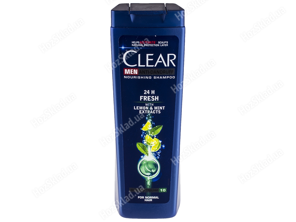 Шампунь Clear Энергия свежести против перхоти, мужской, для всех типов волос, 400мл