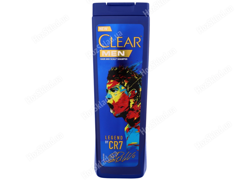 Шампунь для волос против перхоти Clear Men Legend by CR7 400мл