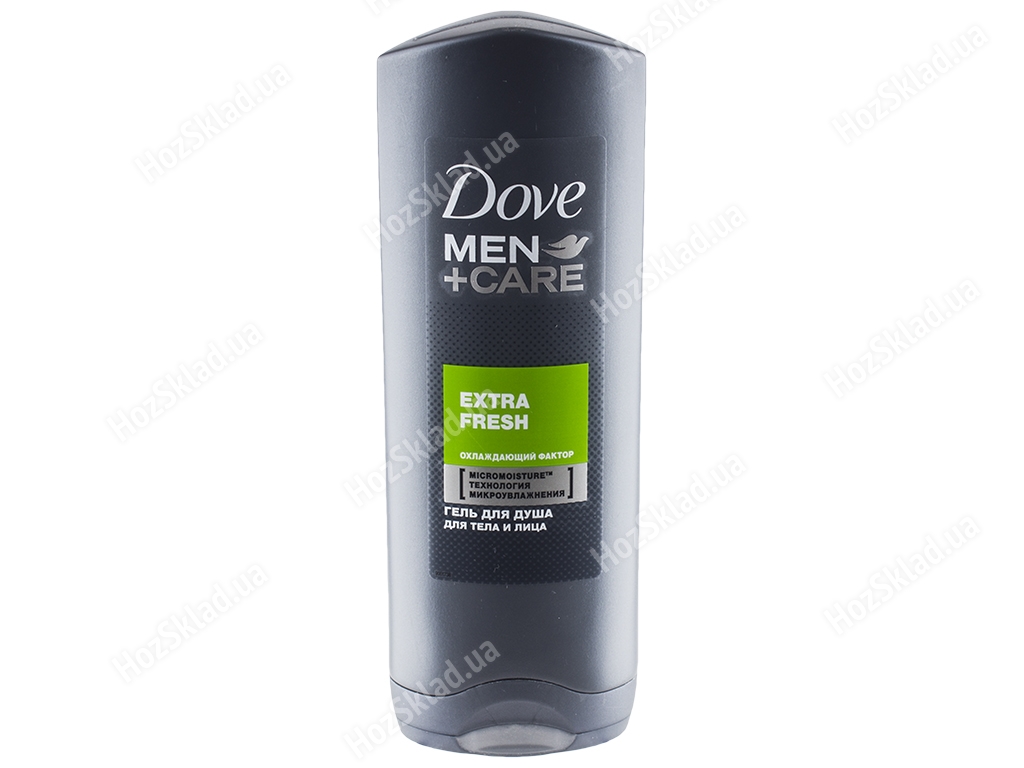 Гель для душа Dove men+care Экстрасвежесть мужской, для тела и лица 250мл