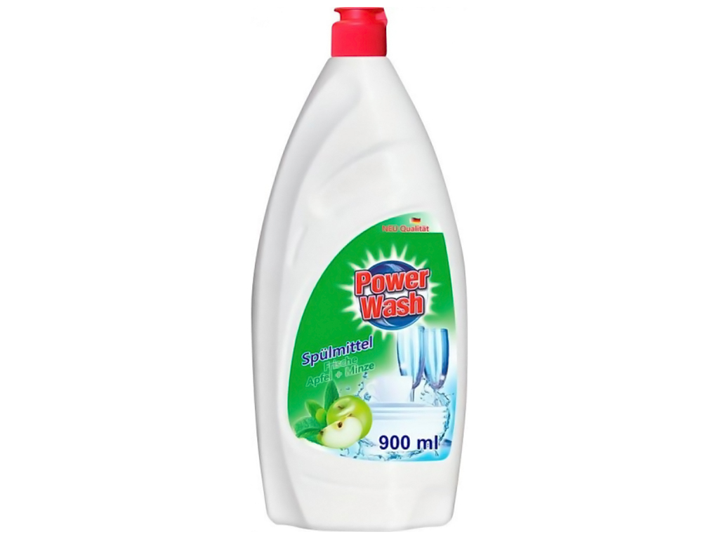 Средство для мытья посуды Power Wash Spulmittel Apfel, 800мл