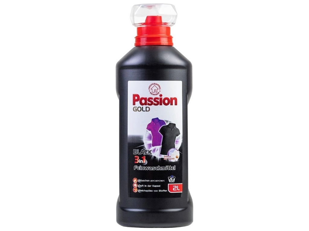 Гель для прання Passion Gold 3в1 Black, 2л