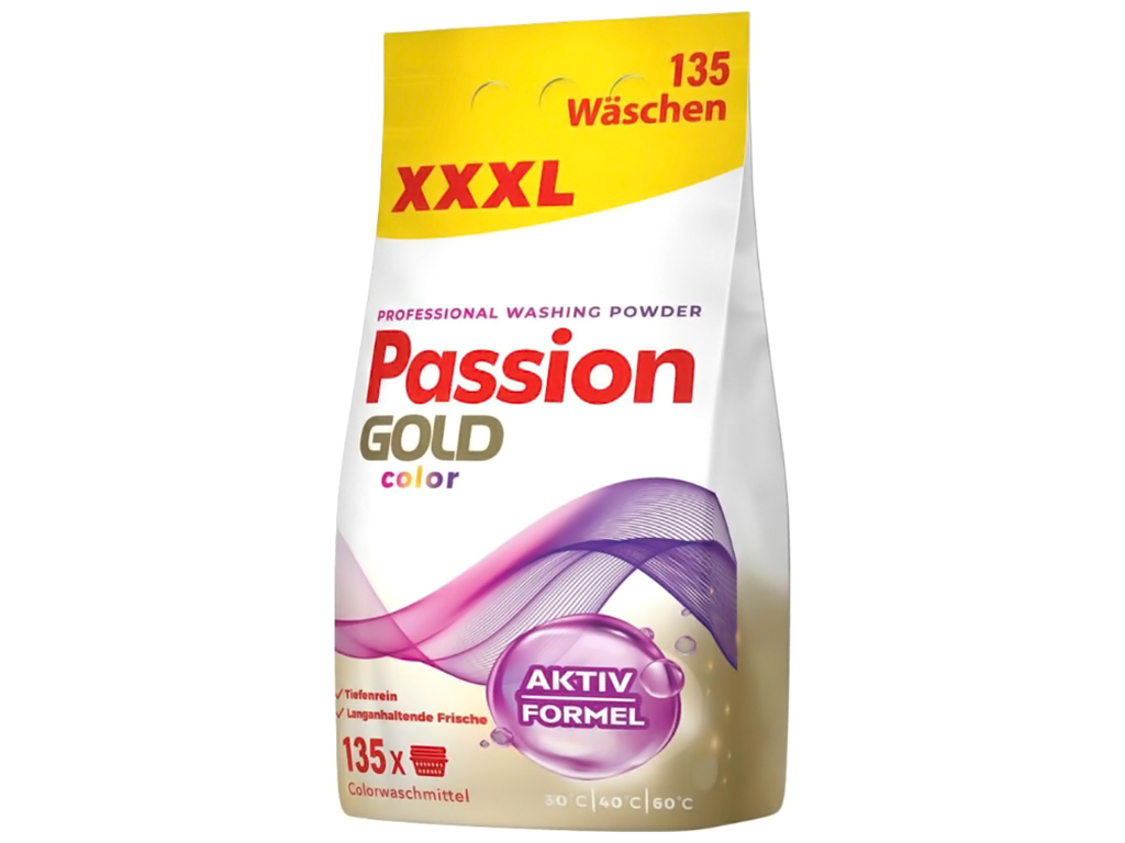 Cтиральный порошок Passion Gold Color, 8,1кг