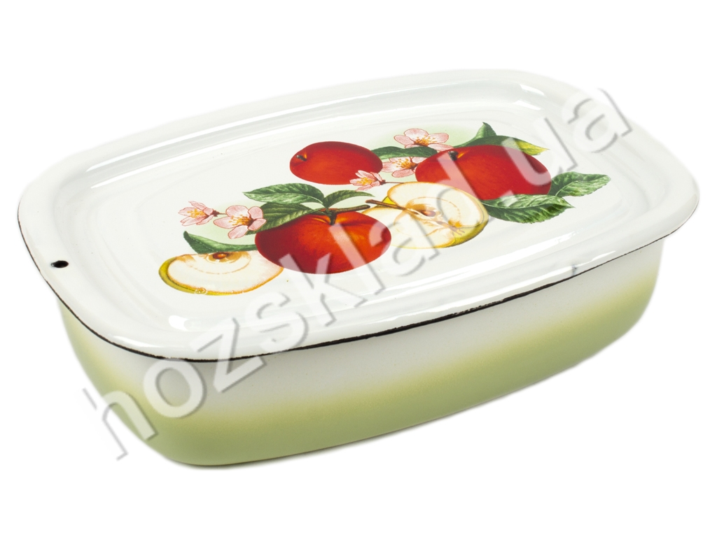 Лоток Idilia с крышкой "Ароматный" на салатовом 1л