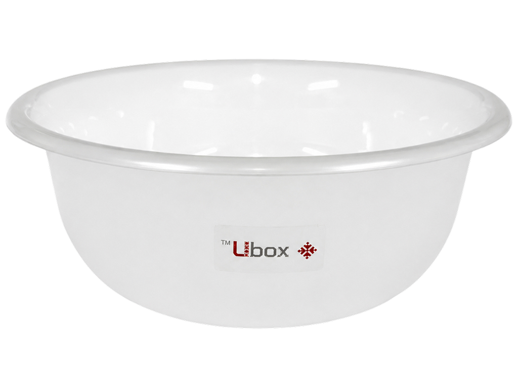 Миска пластиковая Ubox, прозрачная, 3л Миска пластиковая Ubox, прозрачная, 3л