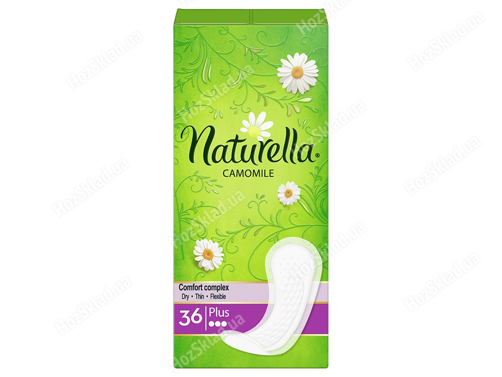 Прокладки гігієнічні щоденні Naturella Camomile Plus Trio (з ароматом ромашки) 36шт