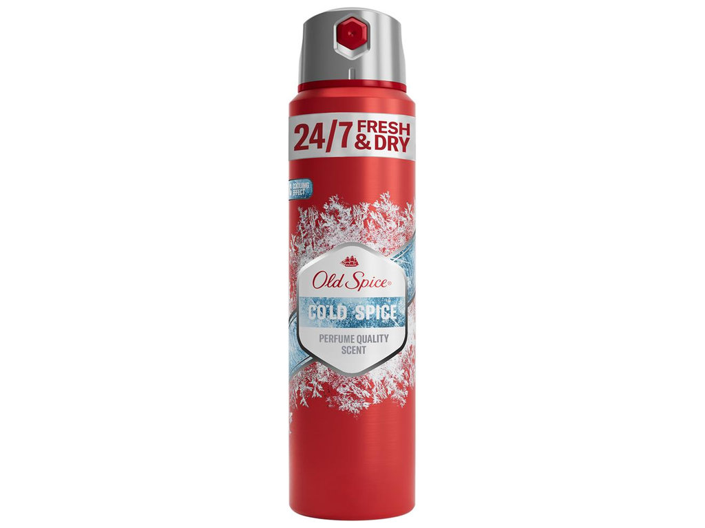 Дезодорант-антиперспірант аерозольний Old Spice Cold Spice, аромат м'ята, 150мл