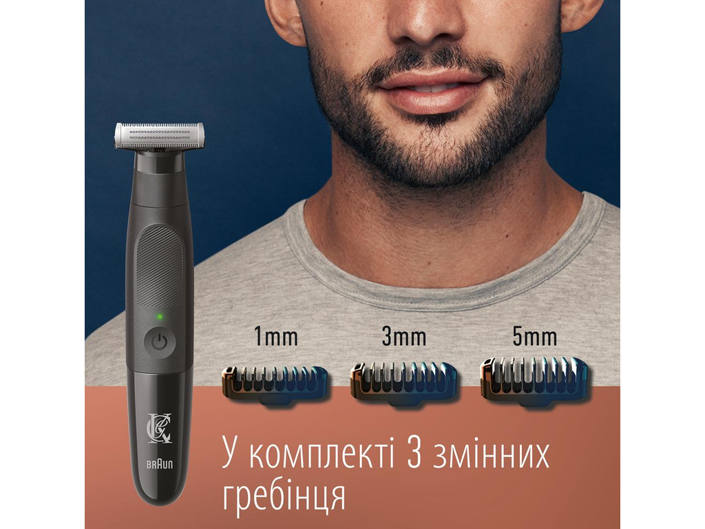 Насадка сменная Gillette King C. Style Master, для триммера, нержавеющая сталь, пластик, цвет черный