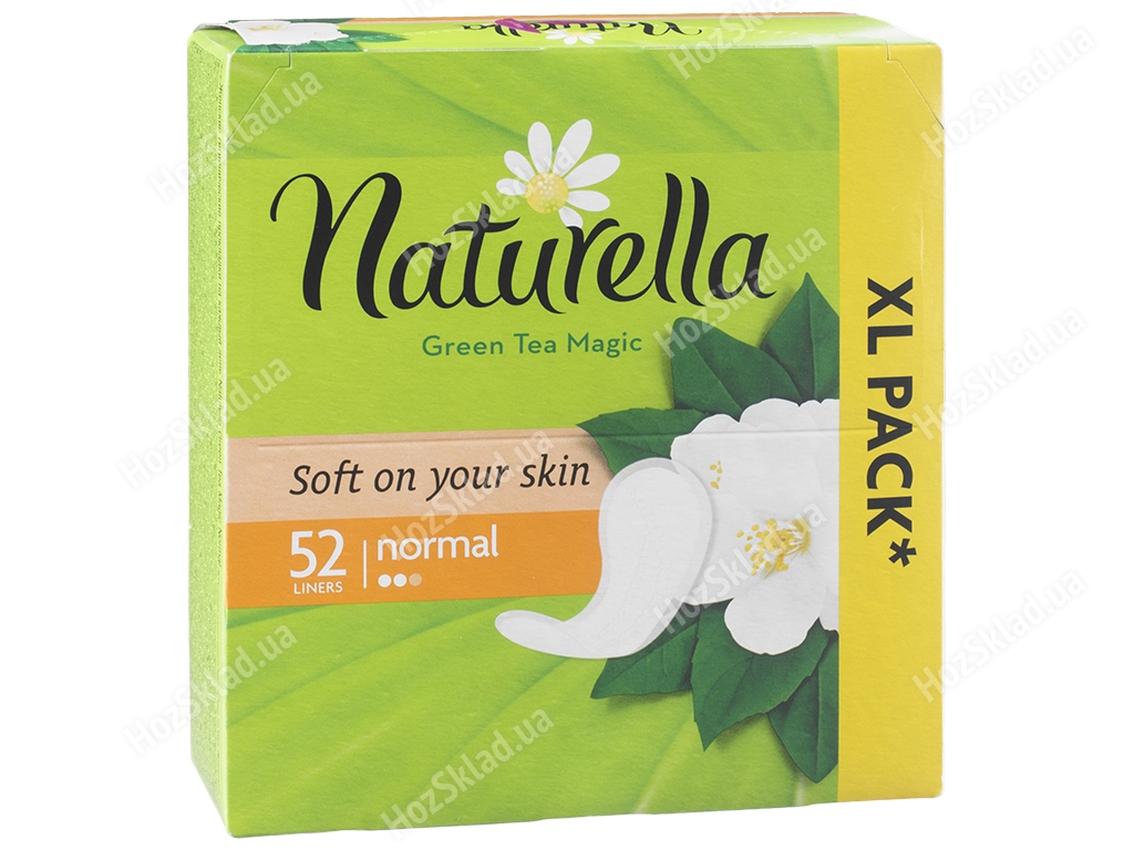 Прокладки гігієнічні щоденні NATURELLA Green Tea Magic Normal (з ароматом зеленого чаю) 52шт