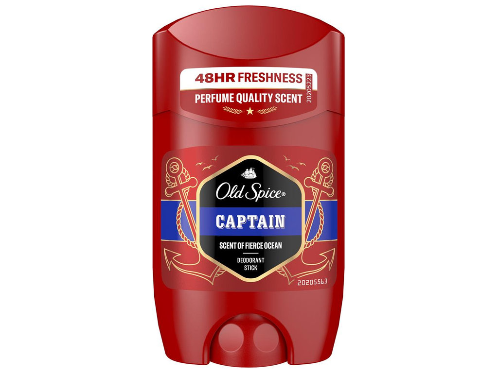 Дезодорант-стік Old Spice Captain, до 48 годин, з ароматом океану, 50мл