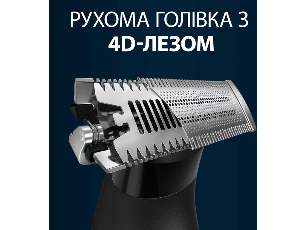 Триммер для бороды Gillette King C. Style Master, 1Вт, аккумулятор, нержавеющая сталь, 22х12,6х5,6см